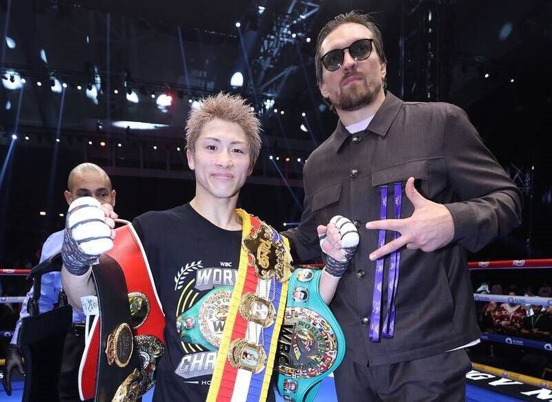 Усик привітав Іноуе з перемогою на ринзі