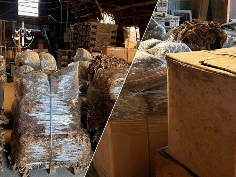 Викрито постачальників тютюну для підпільної фабрики на Полтавщині
