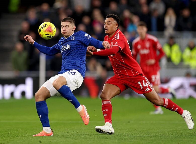 Віталій Миколенко відіграв весь матч за Евертон і отримав оцінки