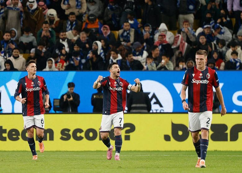 За Суперкубок Італії вперше змагатиметься Болонья, яка перемогла Інтер