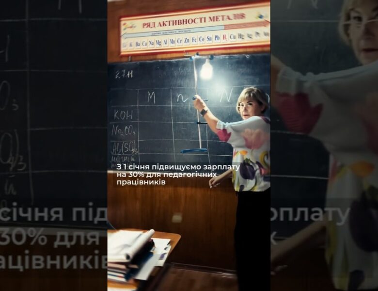 З 1 січня 2026 року зарплати вчителів зростуть на 30%