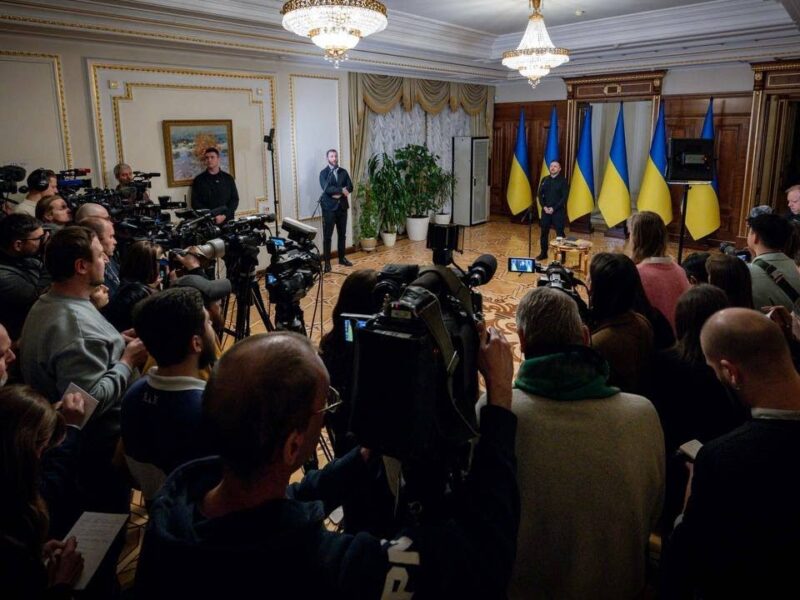 Брифінг Володимира Зеленського для ЗМІ: дипломатичний трек і внутрішнє перезавантаження