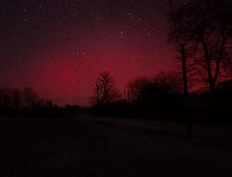 На Сумщині фіксували полярне сяйво і подвійне гало