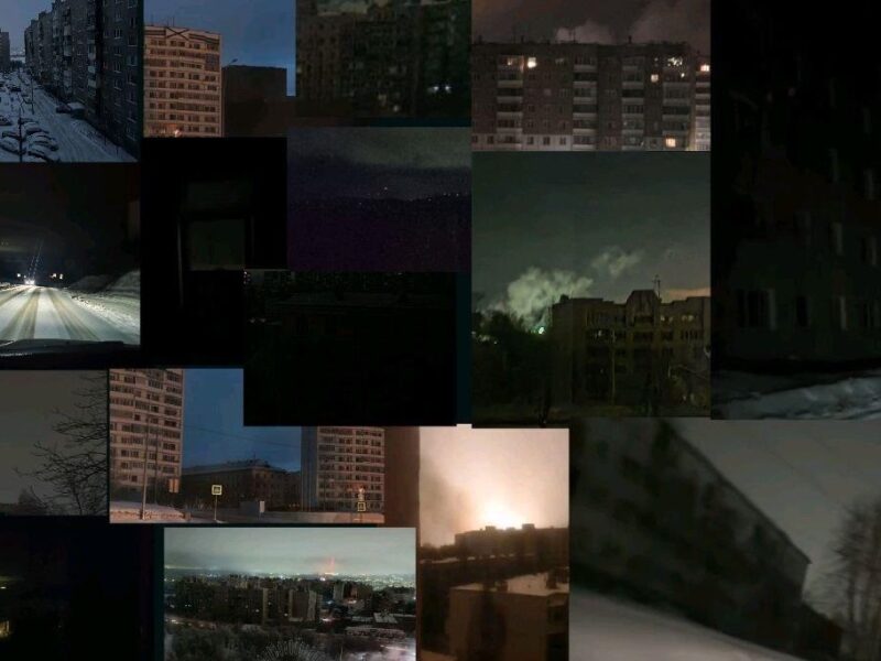 Низка міст у РФ занурилася у темряву