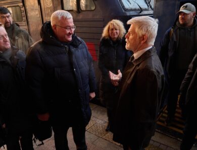 Президент Чехії прибув з візитом до Києва
