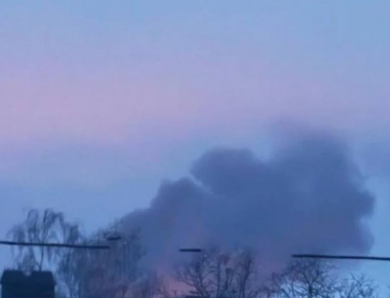 У Бродах на Львівщині після атаки РФ досі спостерігається задимленість