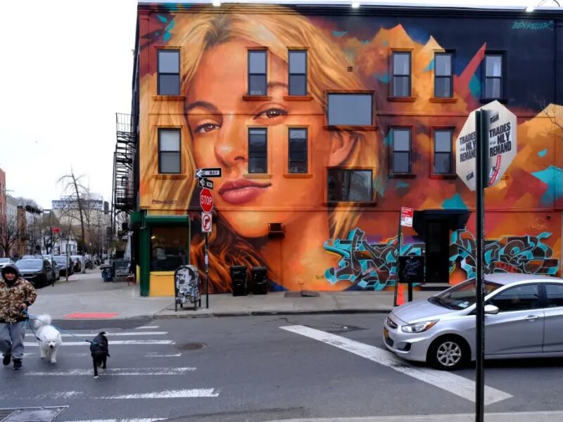 У Нью-Йорку з’явився мурал із зображенням вбитої української біженки