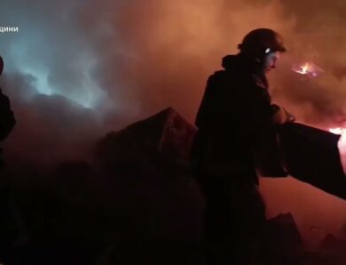 Ліквідація наслідків нічного обстрілу на Сумщині