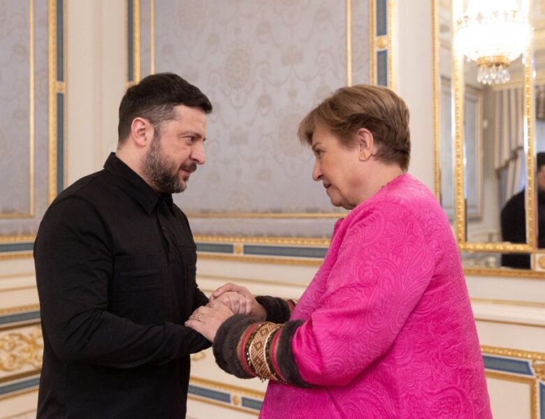 Зеленський зустрівся з директоркою МВФ