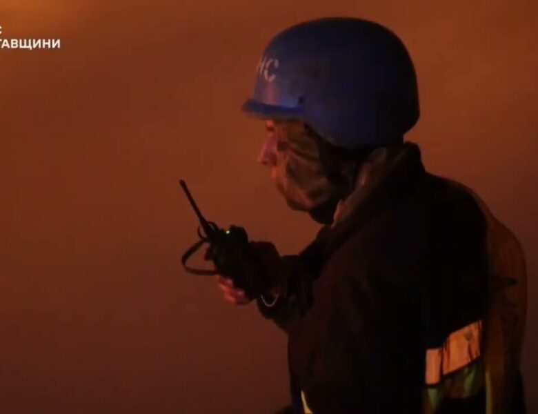 Полтавщина: вночі росіяни завдали удару по промисловому об’єкту