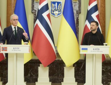 Спілкування Володимира Зеленського і Йонаса Гара Стере з медіа