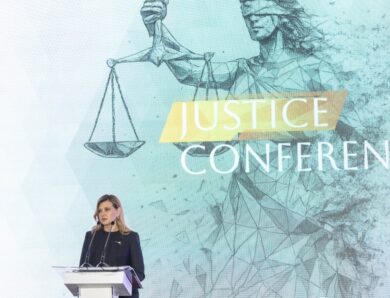 Перша леді України Олена Зеленська взяла участь у Justice Conference, що відбулася в Києві