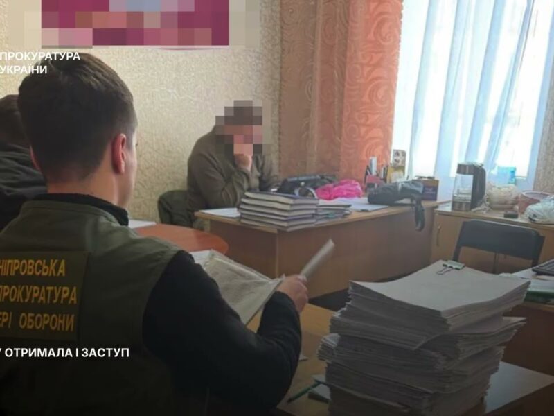 Майора тилу бригади ДШВ підозрюють у шахрайстві на постачанні продуктів для військових