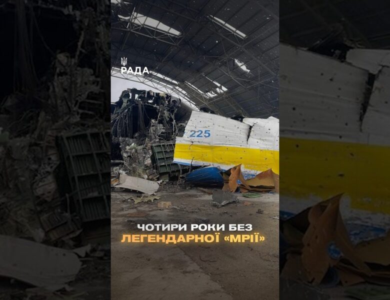 🇺🇦27 лютого 2022 року в Гостомелі російські війська знищили Ан-225 «Мрія».