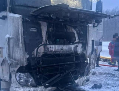 На Харківщині дрон РФ атакував вантажівки, поранені двоє водіїв