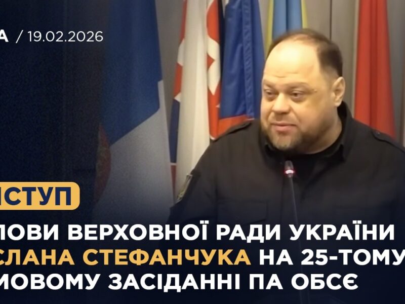 Виступ Руслана Стефанчука на 25-й зимовій сесії Парламентської асамблеї ОБСЄ у Відні