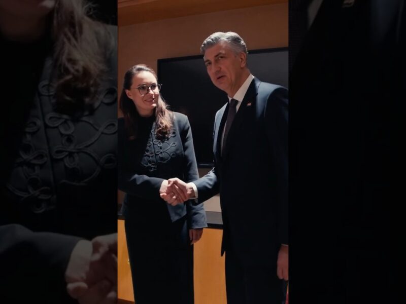 Зустріч із Прем’єр-міністром Хорватії Андреєм Пленковичем