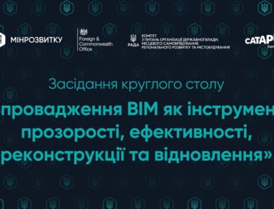 Впровадження BIM як інструменту прозорості, ефективності, реконструкції та відновлення