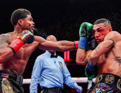 Шакур впевнено переміг Теофімо і забрав титул у першій напівсередній вазі