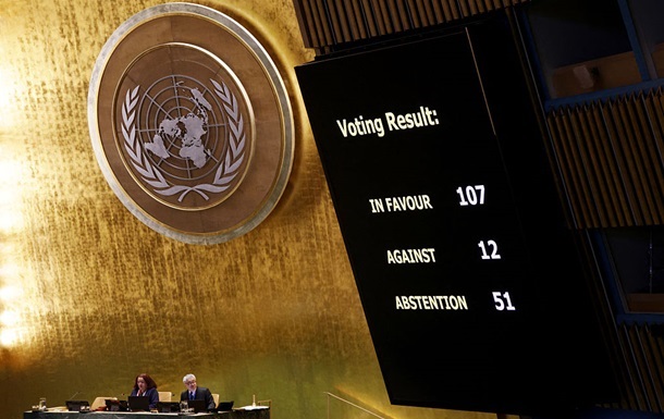 США не вдалося змінити текст резолюції ООН про мир в Україні