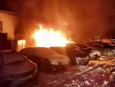 У Києві горіла трансформаторна підстанція