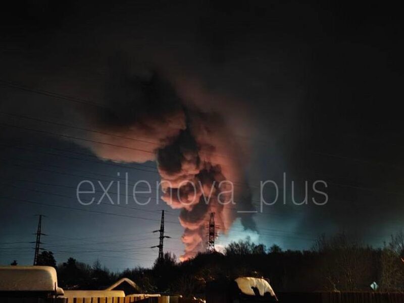 У РФ після атаки БПЛА палає хімзавод – OSINT