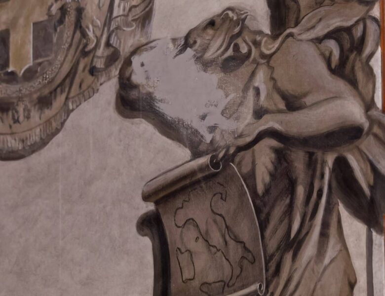 У Римі зафарбували фреску з янголом через схожість із Джорджею Мелоні