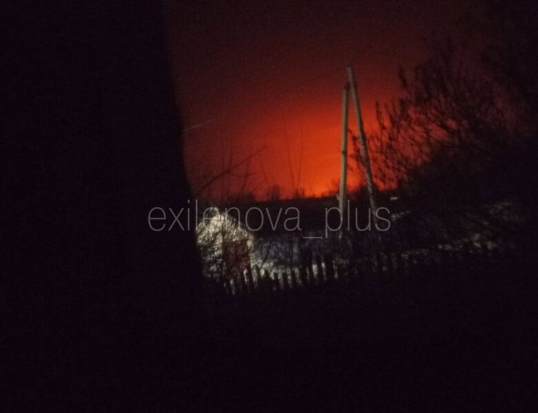 У Самарській області РФ велика пожежа: уражено ГПЗ