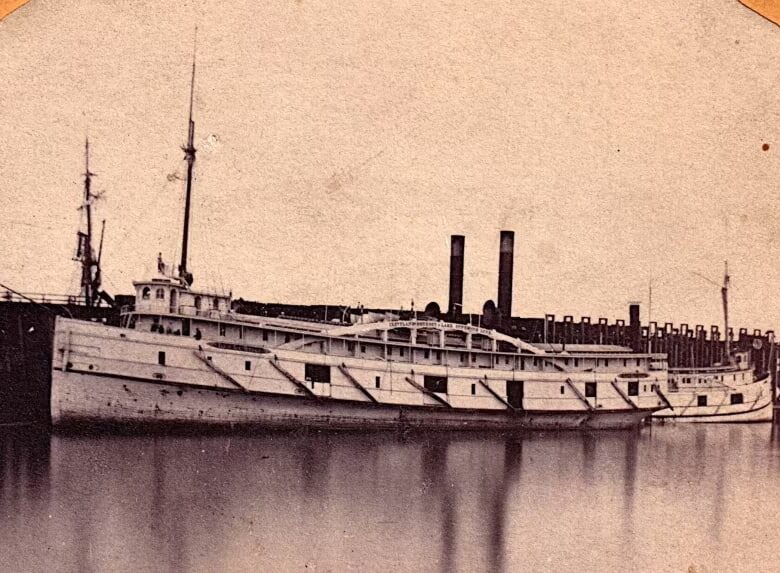 У США знайшли пароплав, що затонув понад півтора століття тому