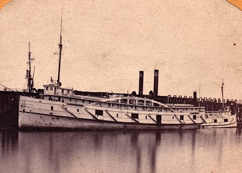 У США знайшли пароплав, що затонув понад півтора століття тому