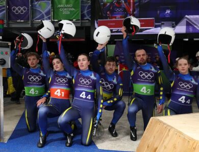 У змішаній естафеті на санях Україна на Олімпіаді в Італії стала шостою