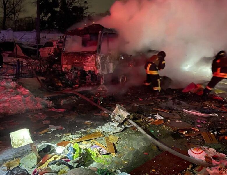 Удар по Києву: з’явилися фото наслідків атаки