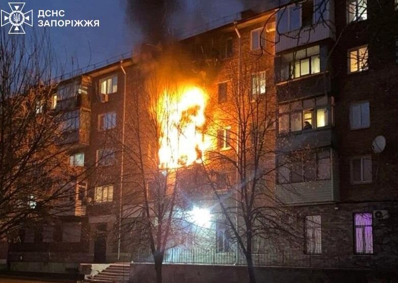 Удар “шахедів” по Запоріжжю: серед постраждалих чотири дитини