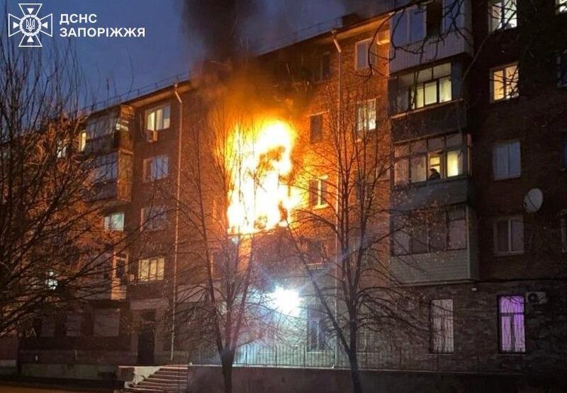 Удар “шахедів” по Запоріжжю: серед постраждалих чотири дитини