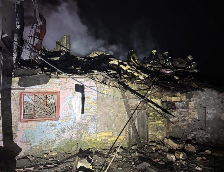 В Одесі після удару БПЛА сталася пожежа