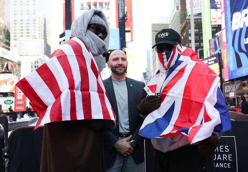 Вайлдер і Чісора зійшлися в дуелі поглядів напередодні бою