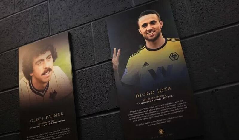 Вулверхемптон офіційно додав Жоту до Зали слави клубу