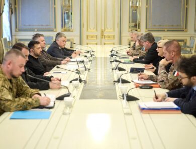 Зеленський зустрівся з міністеркою Збройних сил Франції