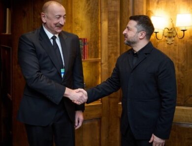 Зеленський зустрівся з президентом Азербайджану
