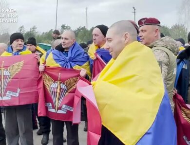 СБУ показала ексклюзивне відео з обміну полонених 6 березня