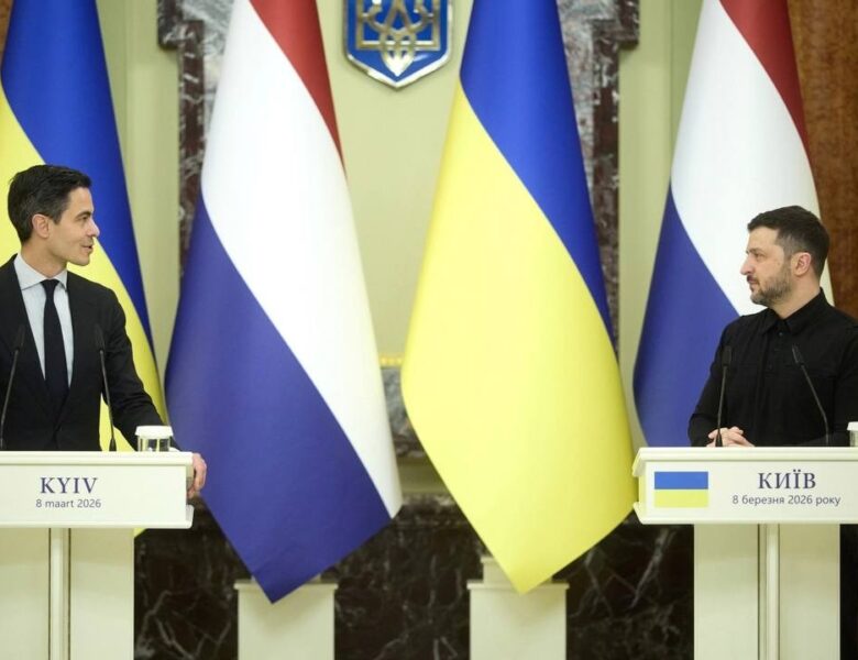 Спілкування Володимира Зеленського і Роба Єттена з медіа