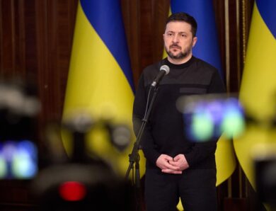 Брифінг Володимира Зеленського для ЗМІ щодо ситуації в Україні, переговорного треку, Близького Сходу