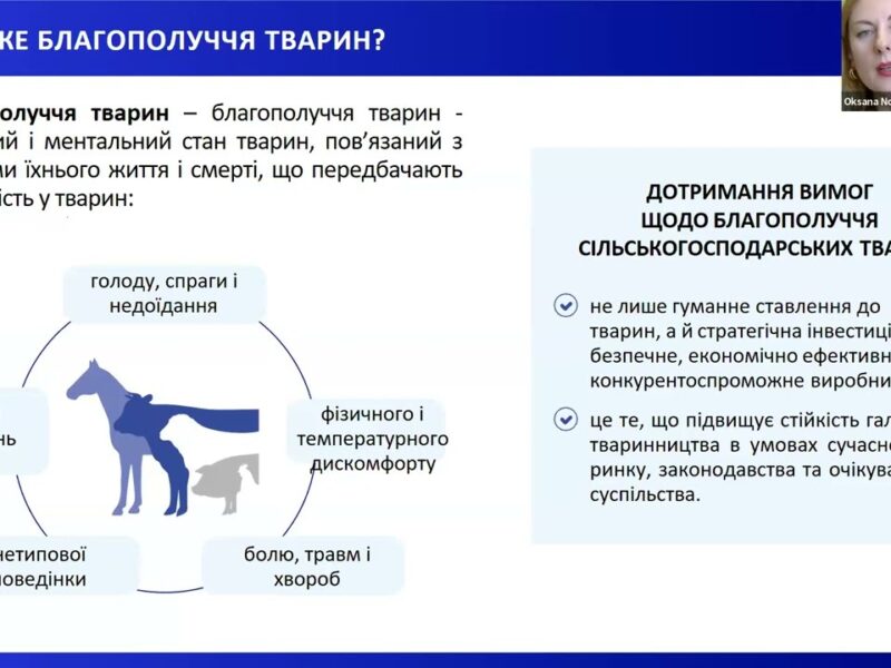 Семінар “Впровадження загальних вимог до благополуччя с/г птиці під час її утримання”