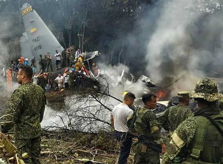 Аварія літака з військовими в Колумбії: що відомо