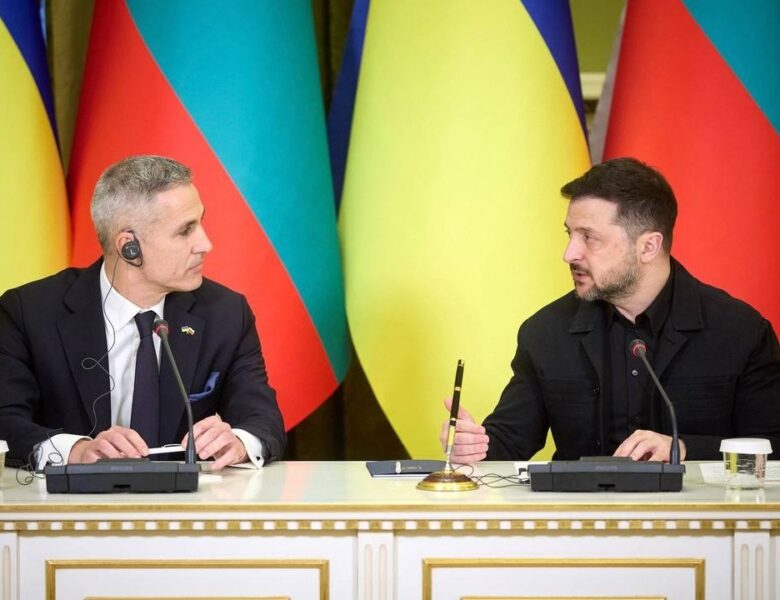 Спілкування з медіа Володимира Зеленського і Премʼєр-міністра Болгарії Андрея Гюрова
