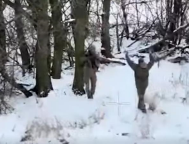 Нацгвардійці показали, як беруть окупантів в полон