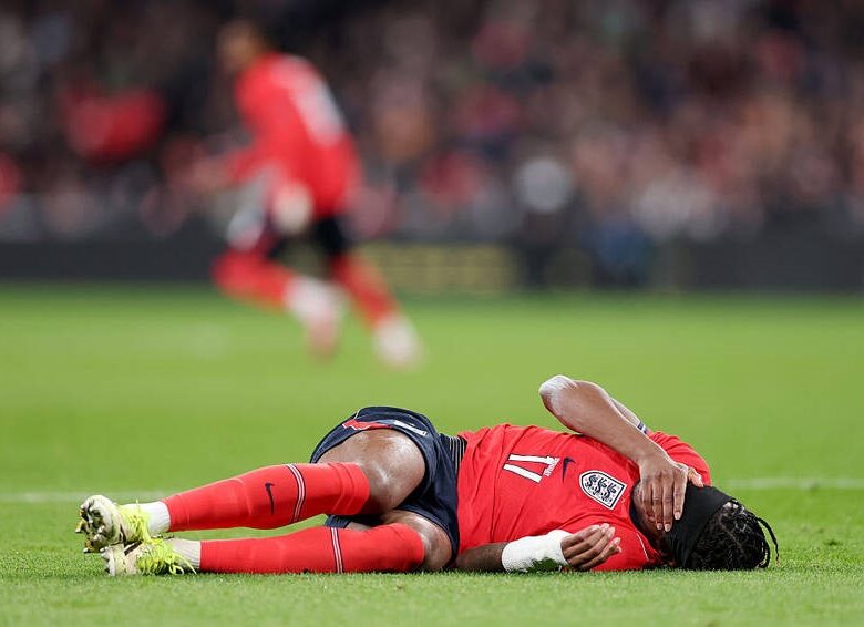 Одразу вісім гравців вибули зі складу збірної Англії