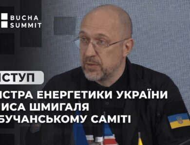 Виступ Міністра Енергетики України Дениса Шмигаля на Бучанському Саміті