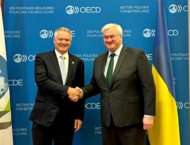 Сибіга зустрівся у Франції із генсеком ОЕСР