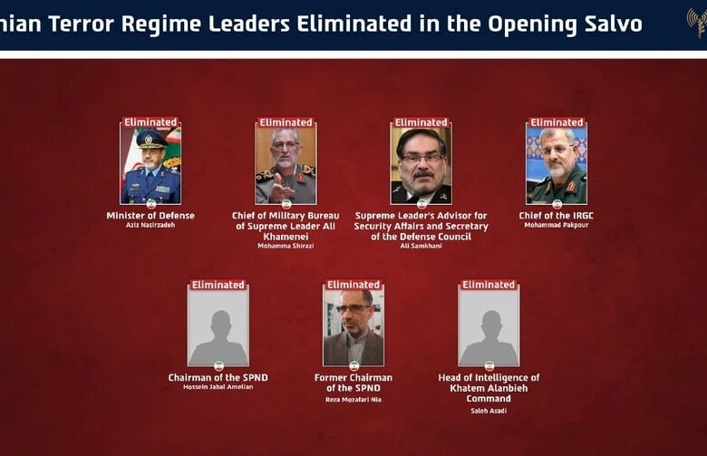 ЦАГАЛ заявив про ліквідацію семи іранських військових посадовців